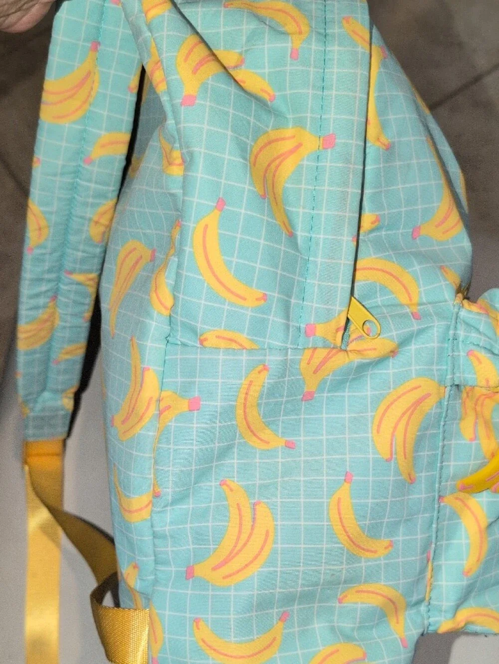 2018 Limited Edition Museum Of Ice Cream X Art Class Banana Grid Back Pack-Rare